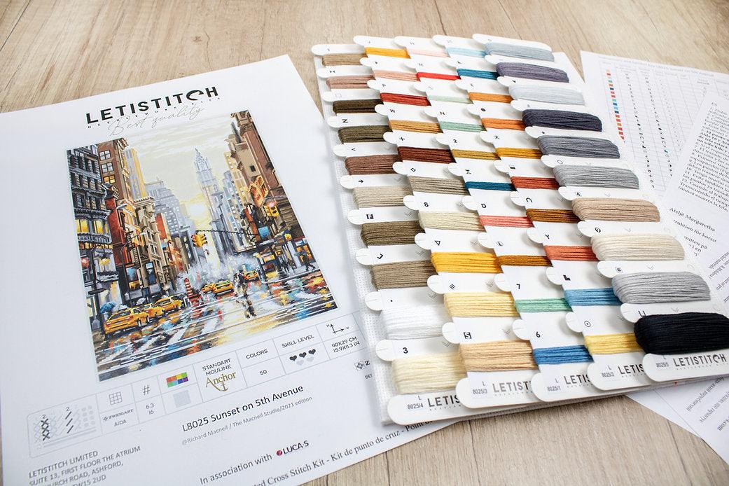 Counted Cross Stitch Kit Sunset on 5th Avenue L8025