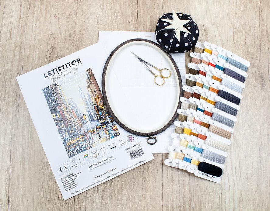 Counted Cross Stitch Kit Sunset on 5th Avenue L8025
