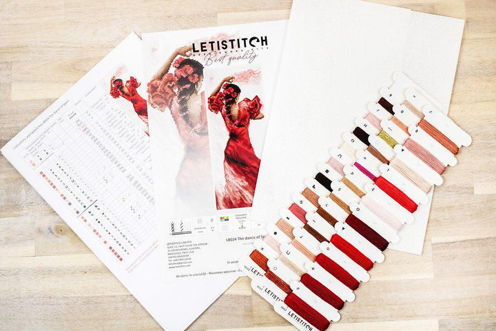 Counted Cross Stitch Kit The Dance of Spain L8024