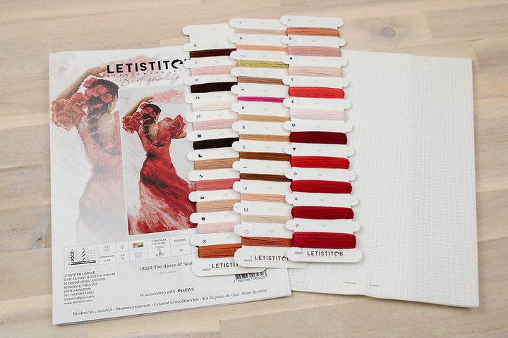 Counted Cross Stitch Kit The Dance of Spain L8024