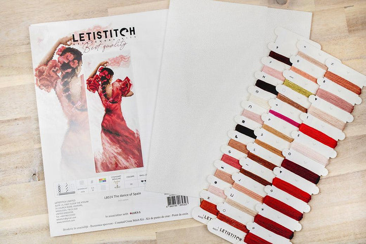 Counted Cross Stitch Kit The Dance of Spain L8024