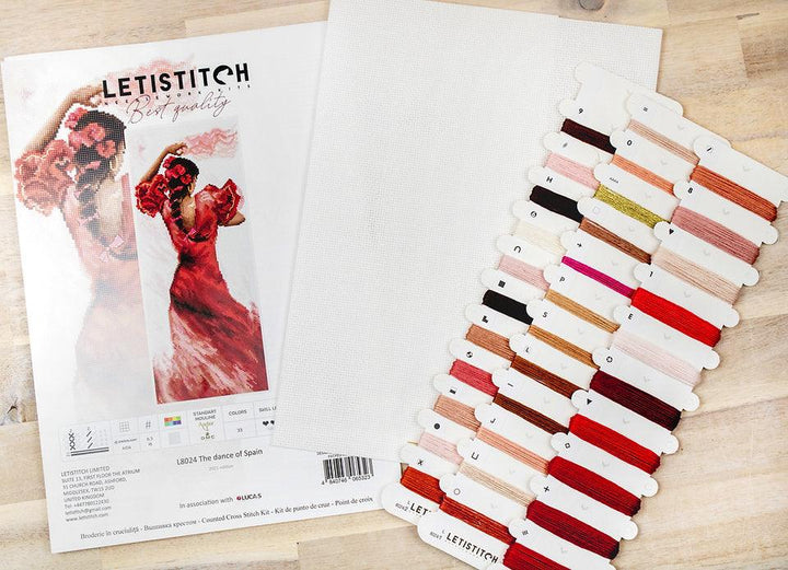 Counted Cross Stitch Kit The Dance of Spain L8024