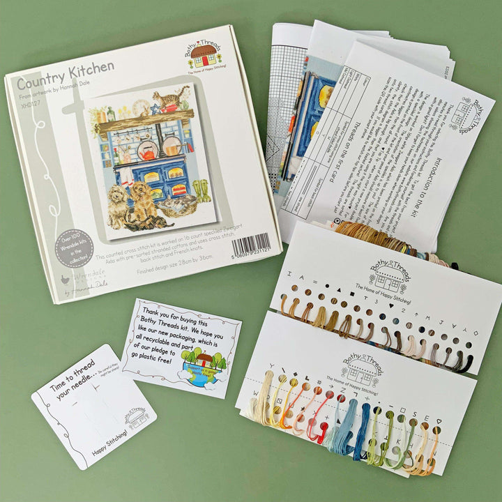 Country Kitchen  XHD127 Counted Cross Stitch Kit
