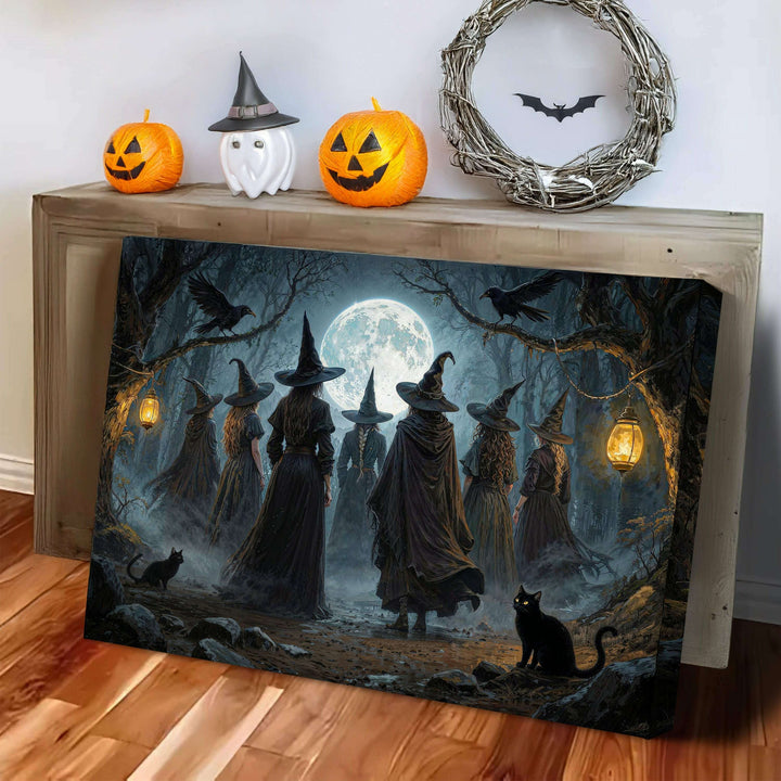 Coven of Witches Halloween Wall Art
