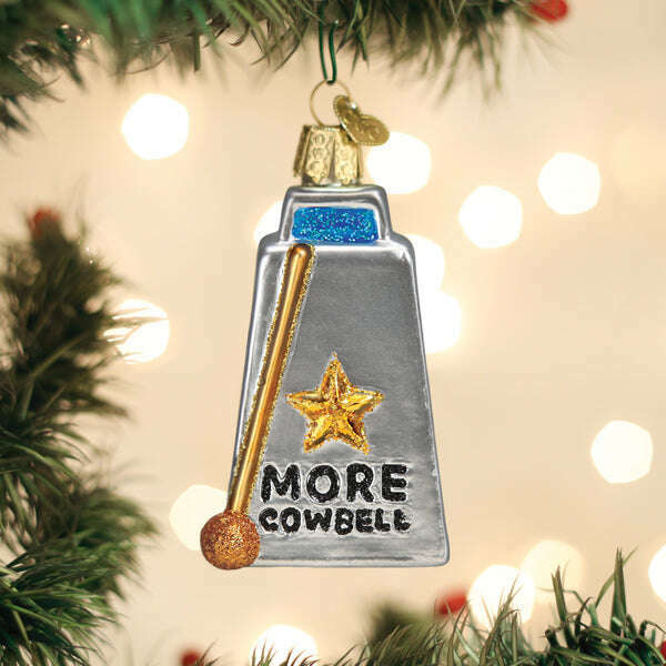 Cowbell Ornament