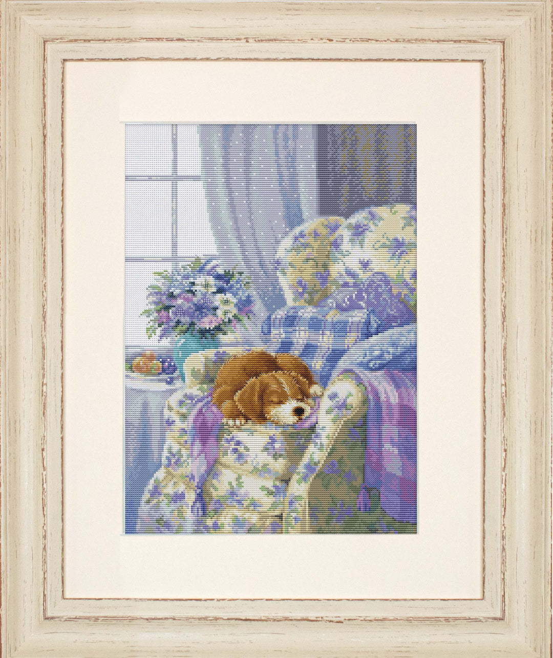 Cozy Armchair BU5016L Counted Cross-Stitch Kit