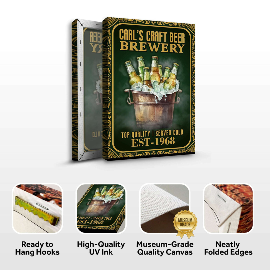 Craft Beer Brewery Sign