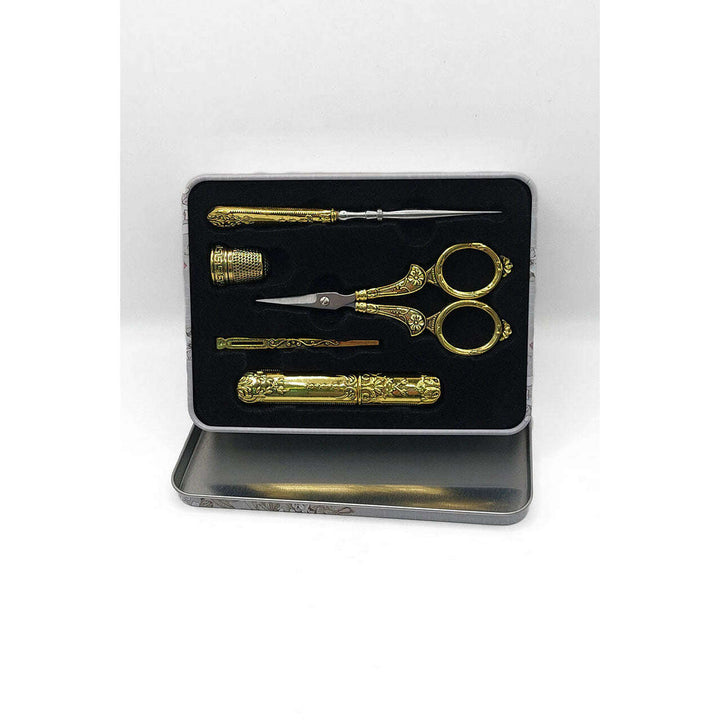 Craft Scissors for Felting & Embroidery Wizardi F07-M13-4-gold