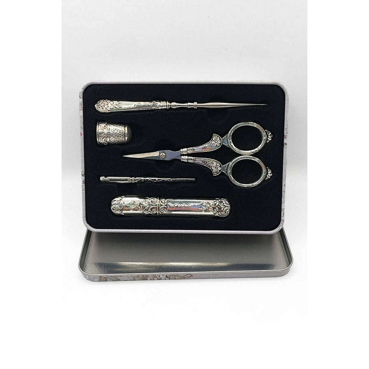 Craft Scissors for Felting & Embroidery Wizardi F07-M13-4-silver
