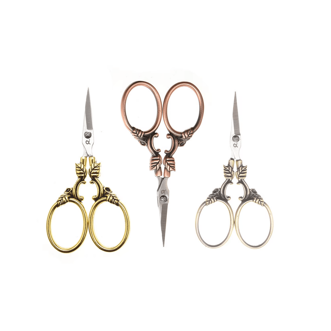 Craft Scissors for Felting & Embroidery Wizardi F07-M13-6-bronze