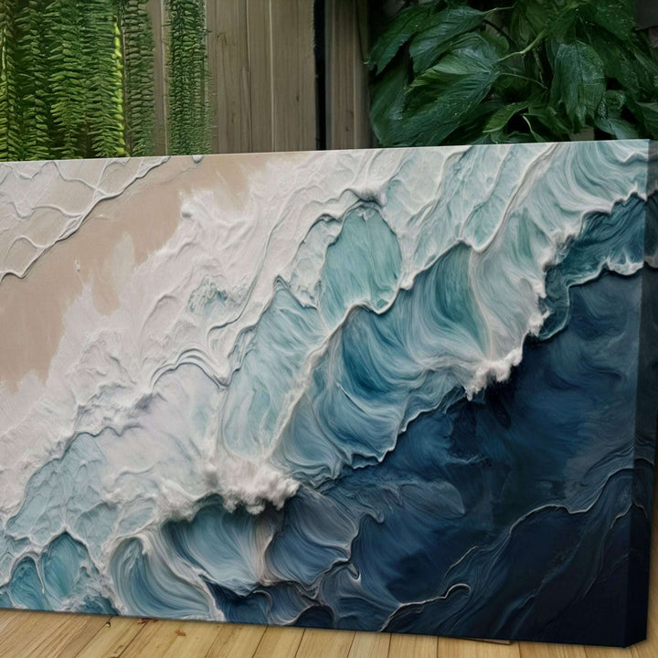Crashing Coastal Waves Wall Art