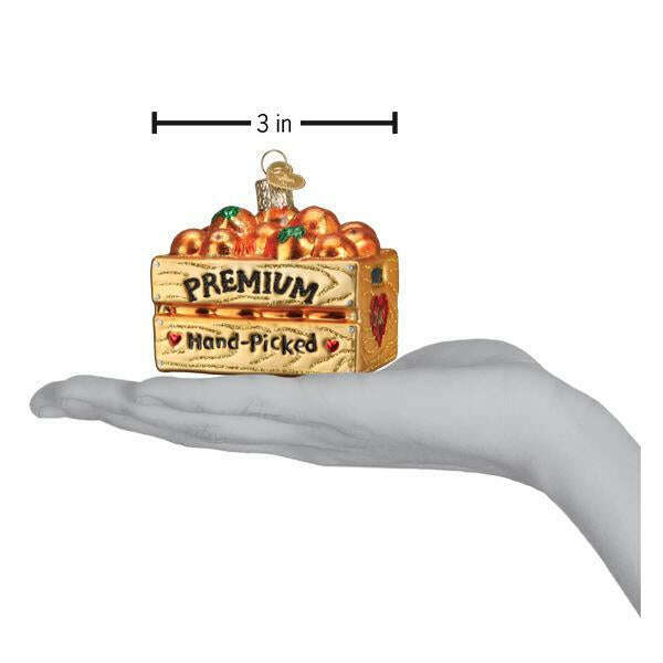 Crate Of Oranges Ornament