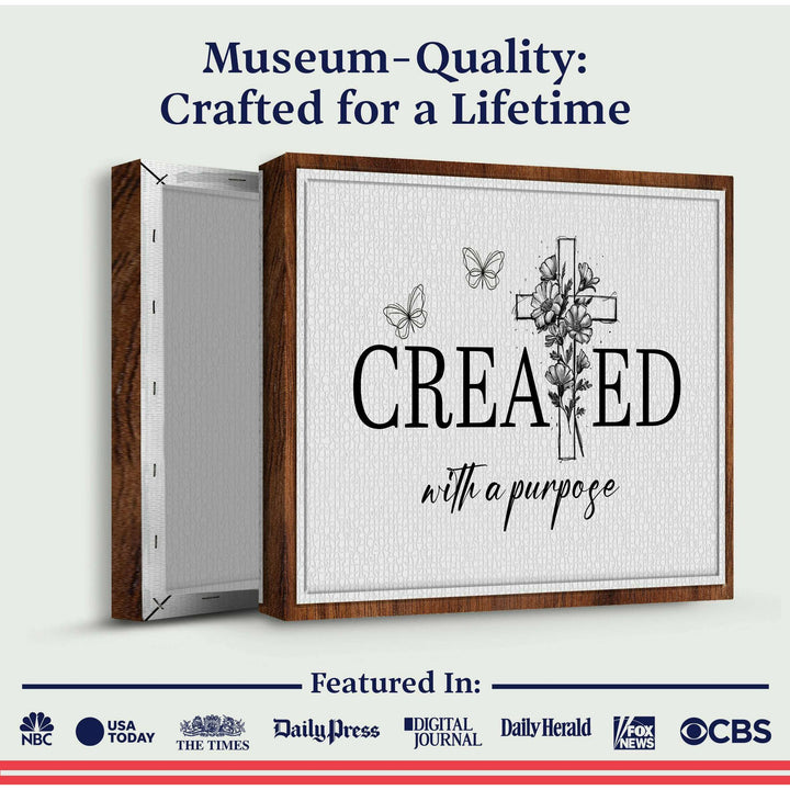 Created With A Purpose Faith Sign II