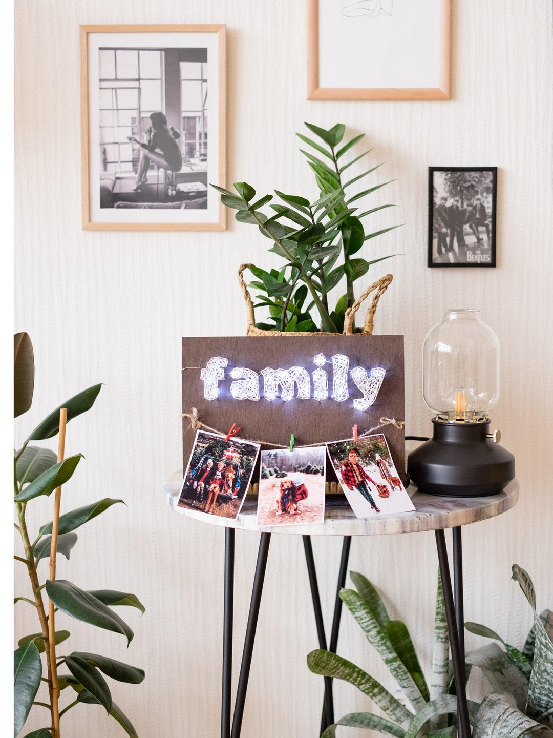 Creative Kit/String Art Happy family ABC-016