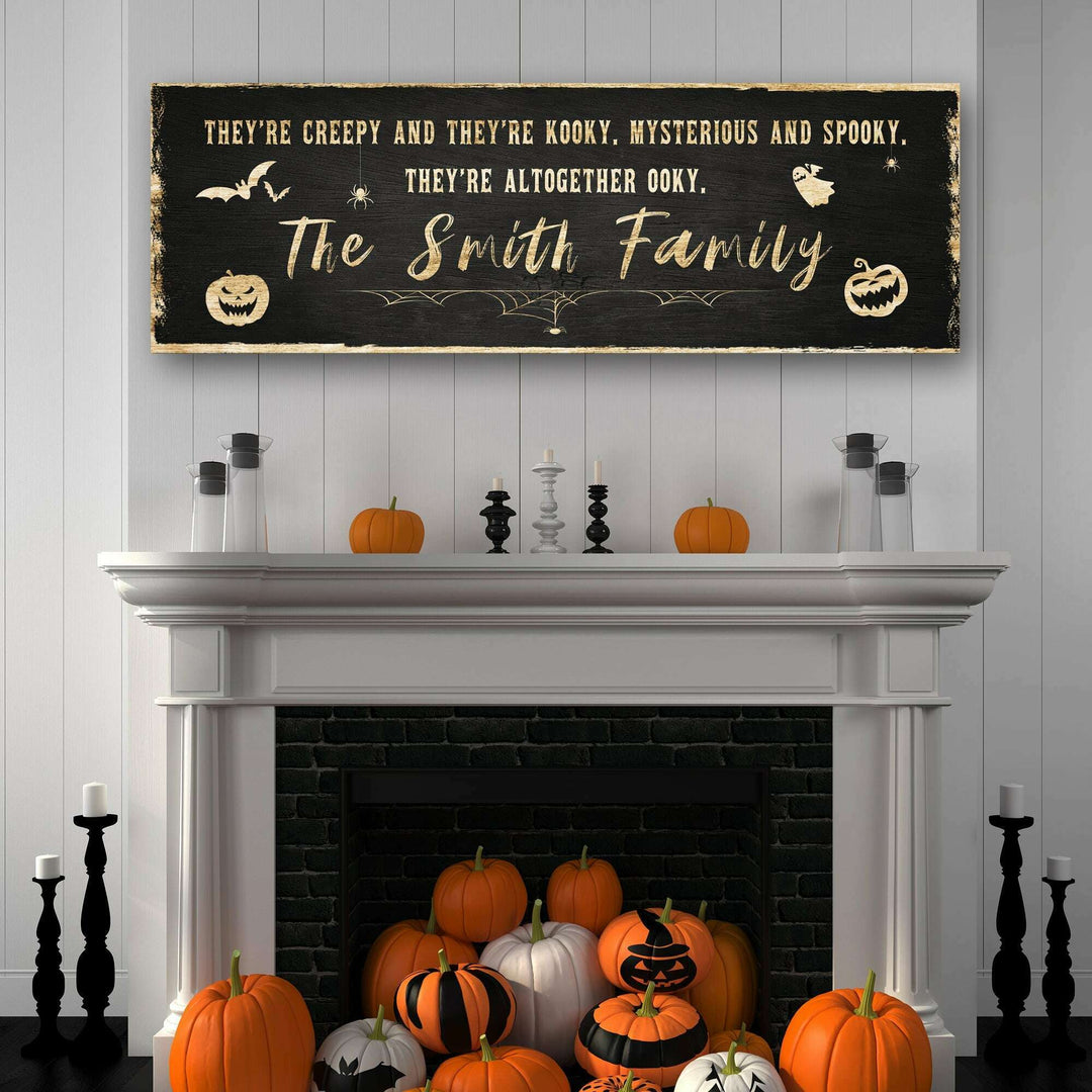 Creepy Family Sign