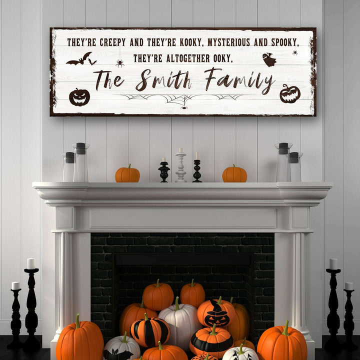 Creepy Family Sign