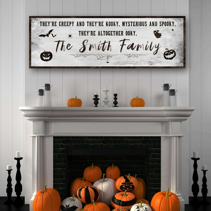 Creepy Family Sign