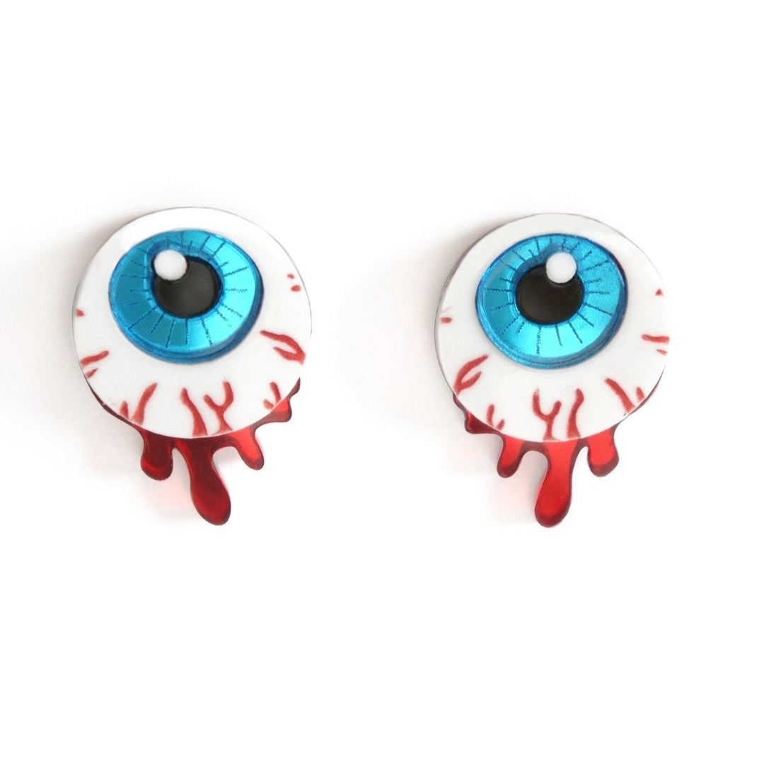 Creepy Zombie Eye Earrings by Laliblue - Quirks!