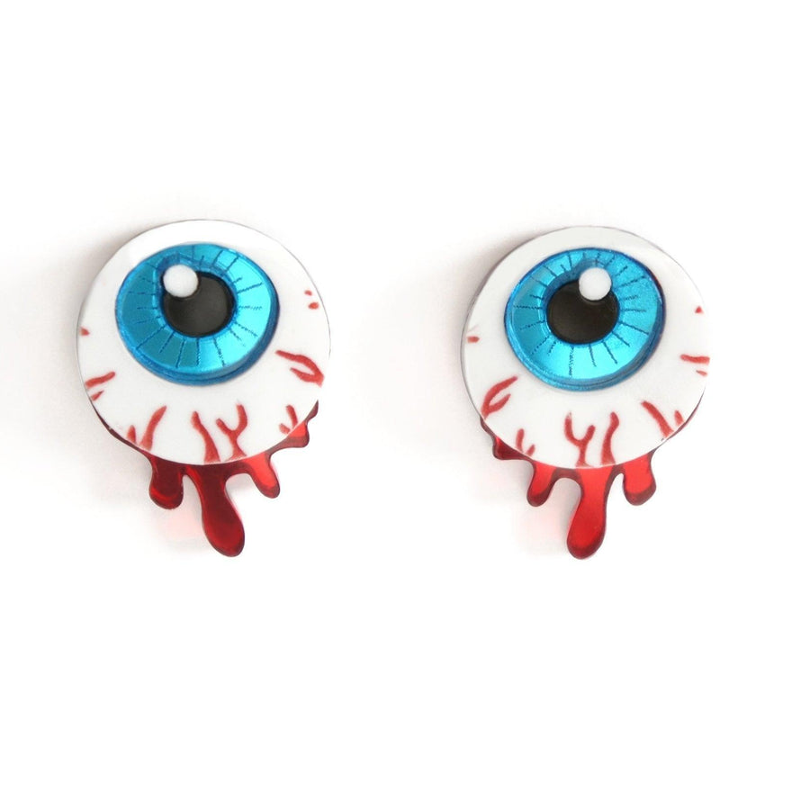 Creepy Zombie Eye Earrings by Laliblue - Quirks!
