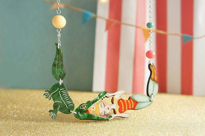 Crocodile Tamer Necklace by Laliblue - Quirks!
