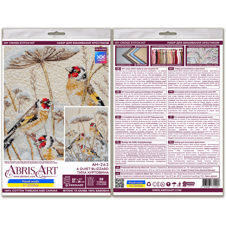 Cross-stitch kit - A quiet blizzard AH-263
