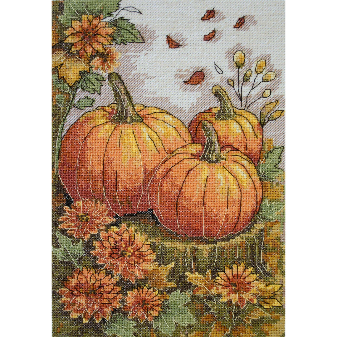 Cross-stitch kit - Autumn garden palette AH-289