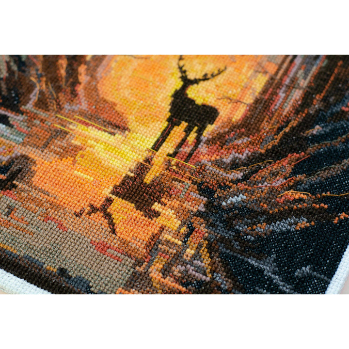 Cross-stitch kit - Forest guard AH-209