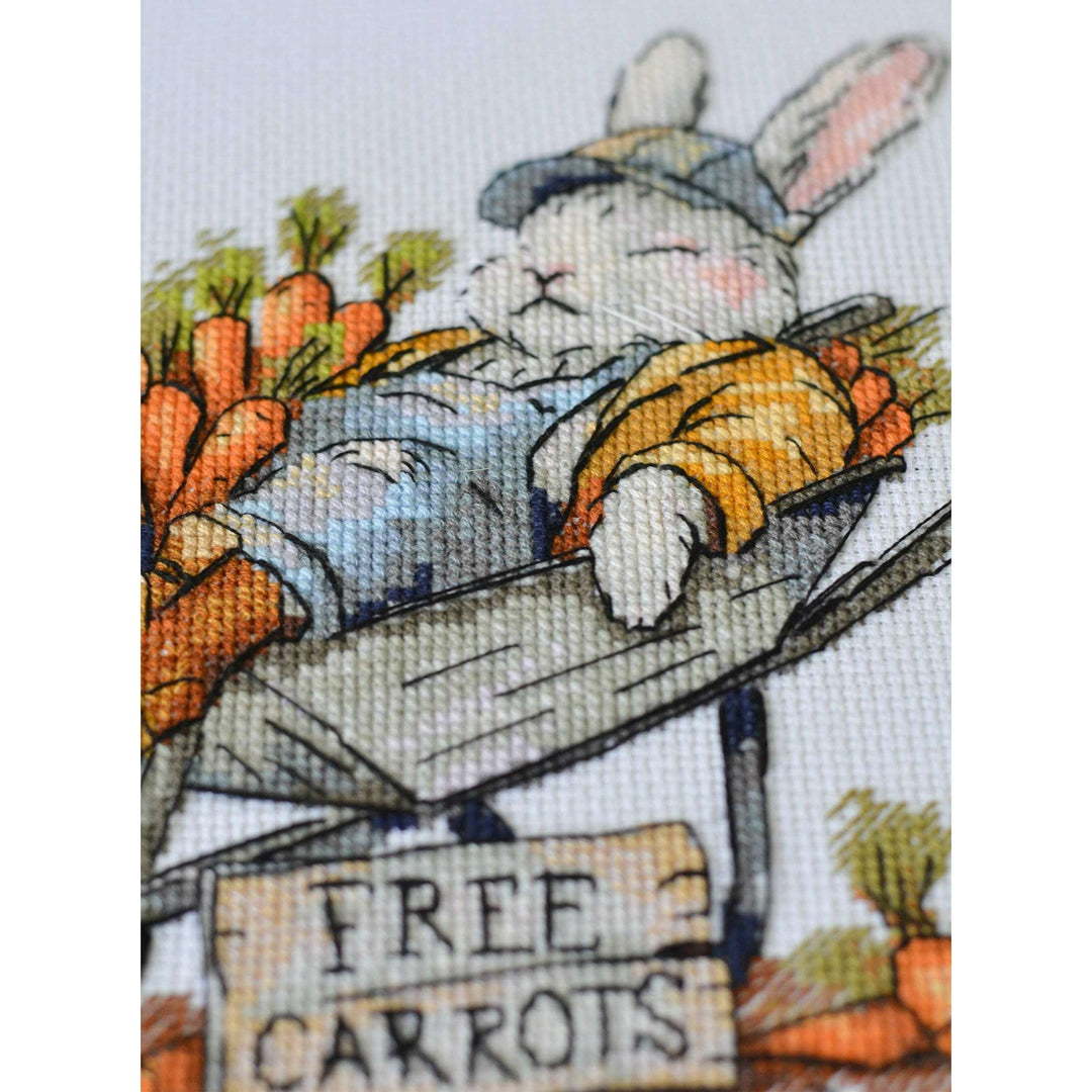Cross-stitch kit - Free carrots AH-288