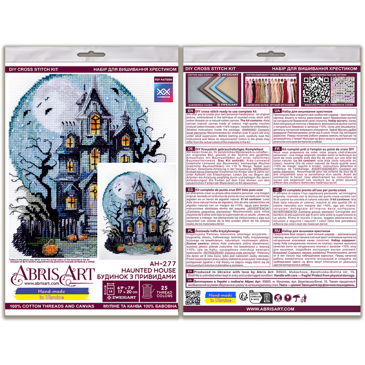 Cross-stitch kit - Haunted House AH-277