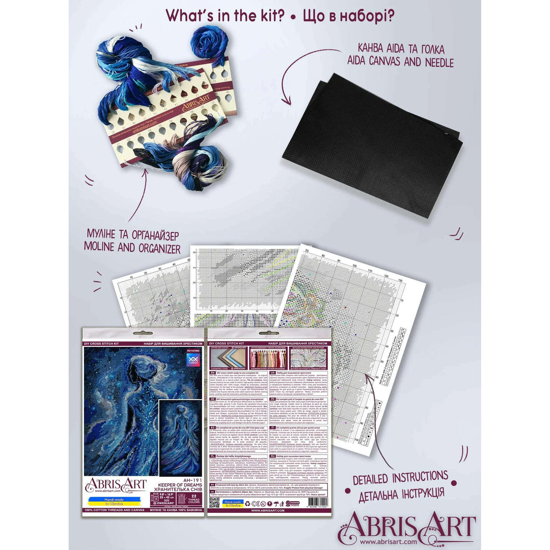 Cross-stitch kit - Keeper of dreams AH-191