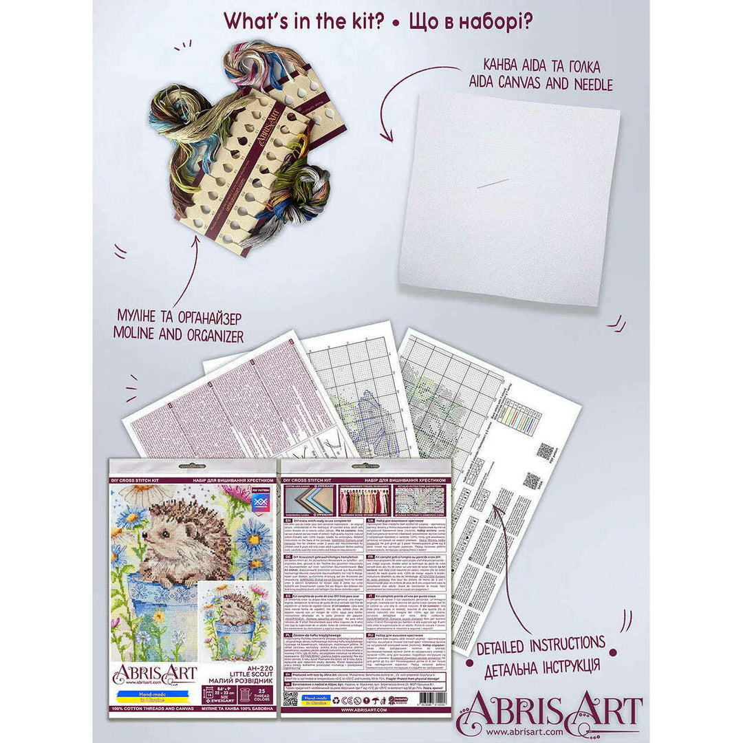 Cross-stitch kit - Little scout
