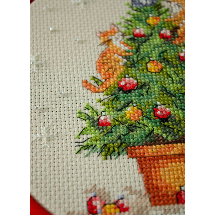 Cross-stitch kit - The naughty cats AHM-090