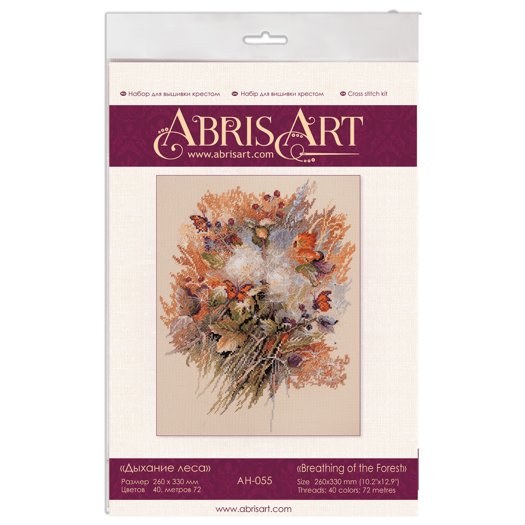 Cross-stitch kit Breathing of the Forest AH-055