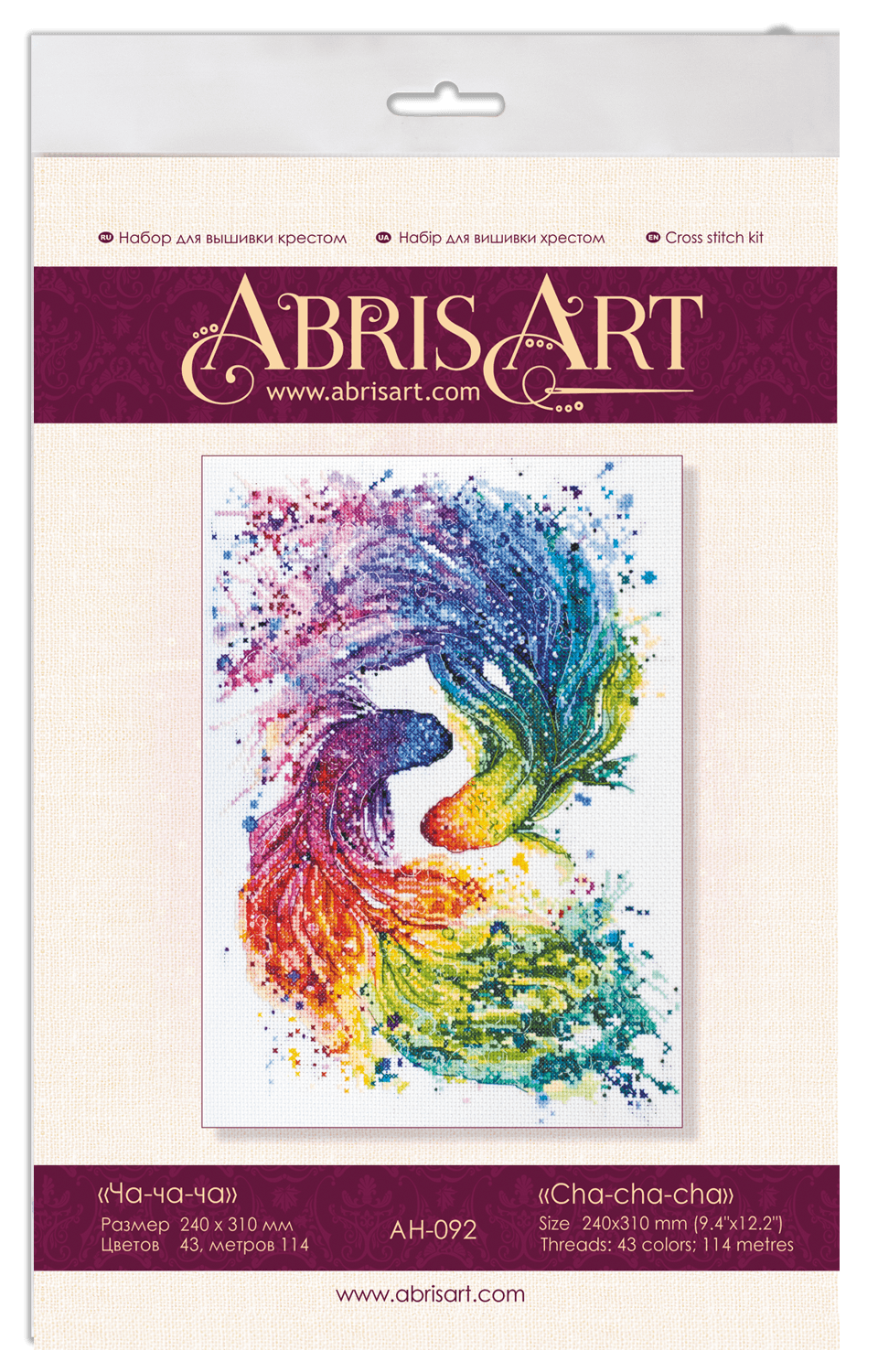 Cross-stitch kit Cha-cha-cha AH-092