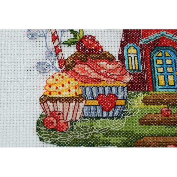 Cross-stitch kit Coffee house AH-149