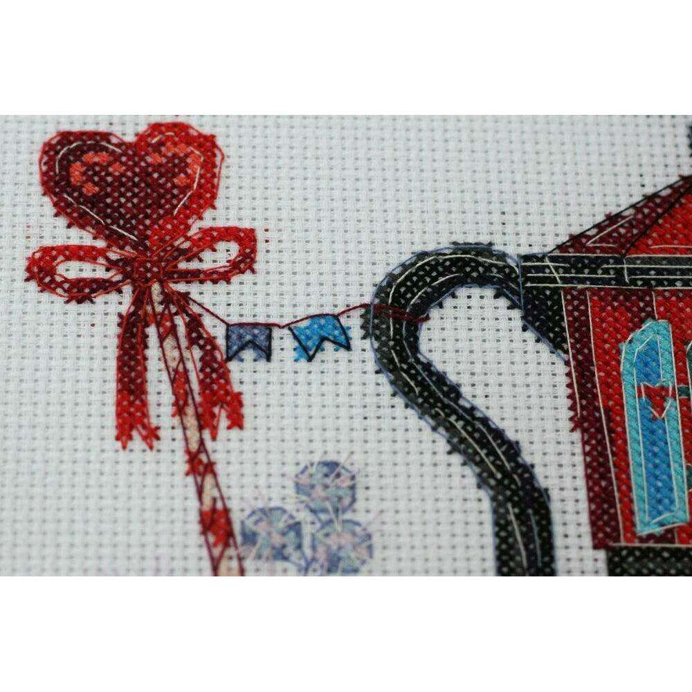 Cross-stitch kit Coffee house AH-149