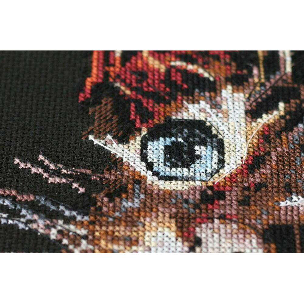 Cross-stitch kit Cute kitten AH-062