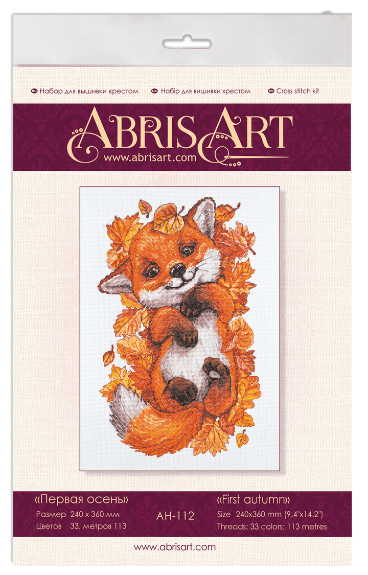 Cross-stitch kit First autumn AH-112