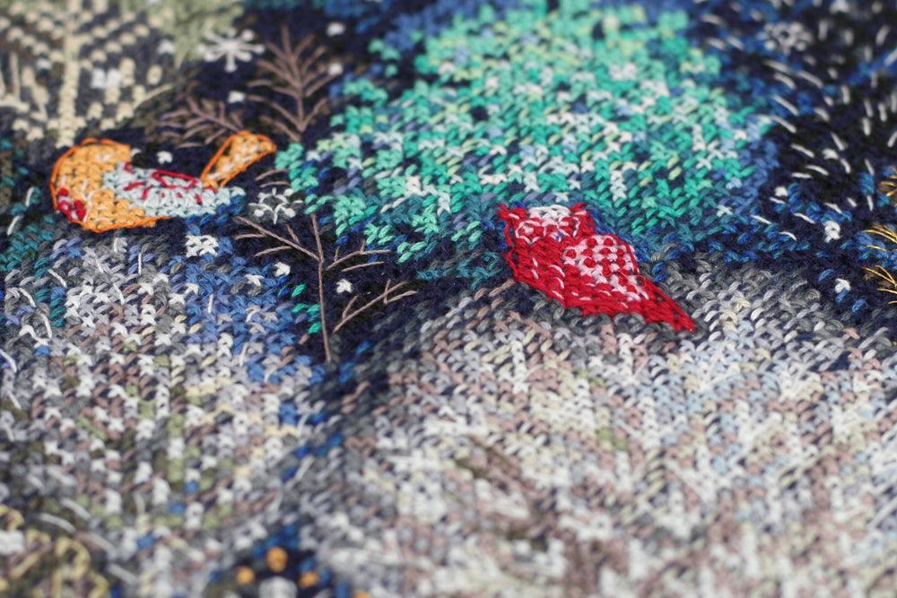 Cross stitch kit In the winter forest one day AH-153