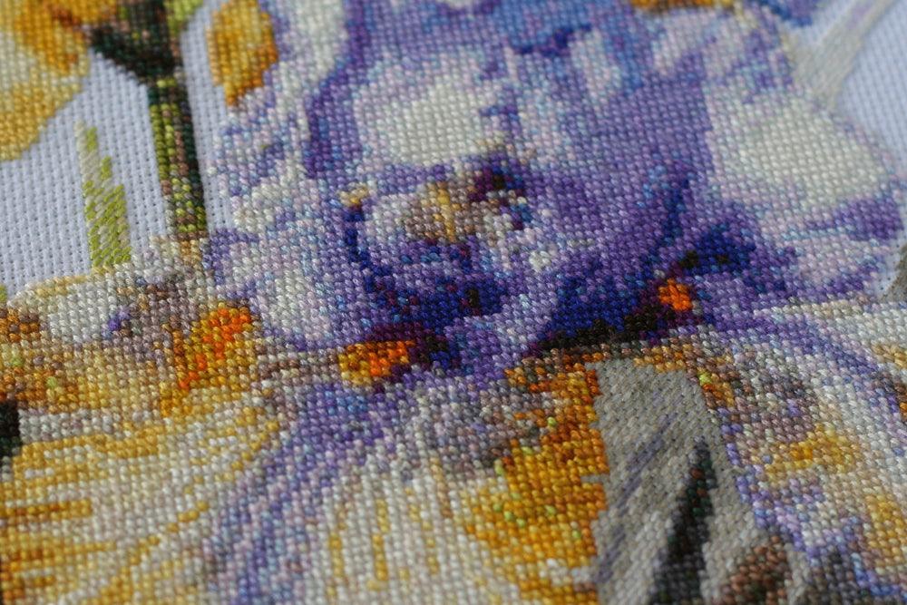 Cross stitch kit Irises AH-142