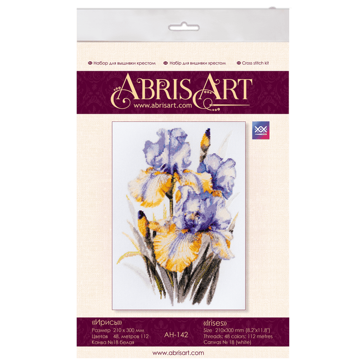 Cross stitch kit Irises AH-142