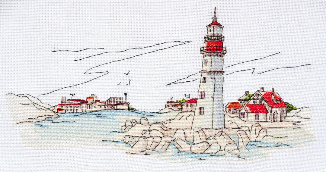 Cross-stitch kit Lighthouse light AH-109