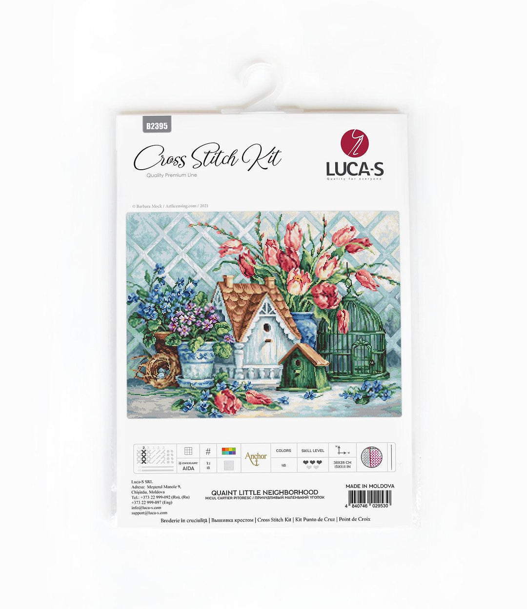 Quaint Little B2395L Counted Cross-Stitch Kit