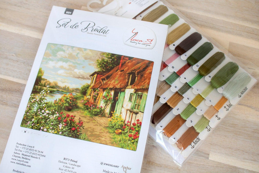 Summer Landscape B571L Counted Cross-Stitch Kit