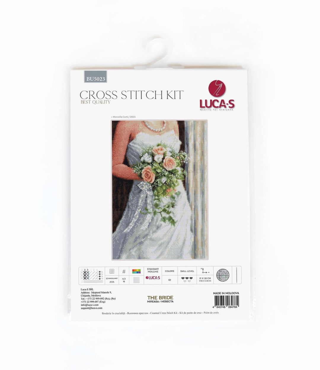 The Bride BU5023L Counted Cross-Stitch Kit