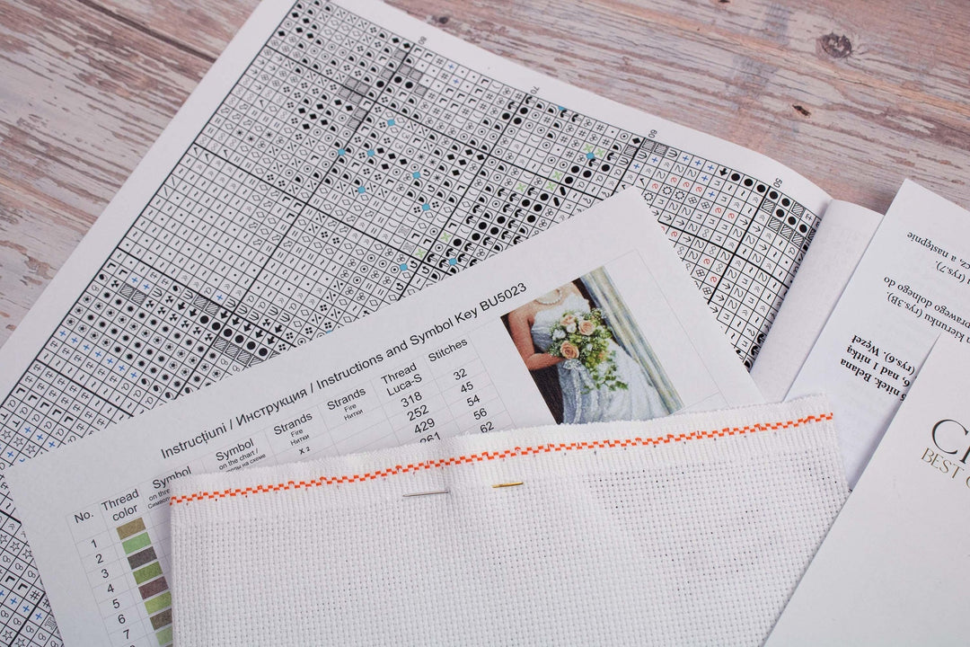 The Bride BU5023L Counted Cross-Stitch Kit