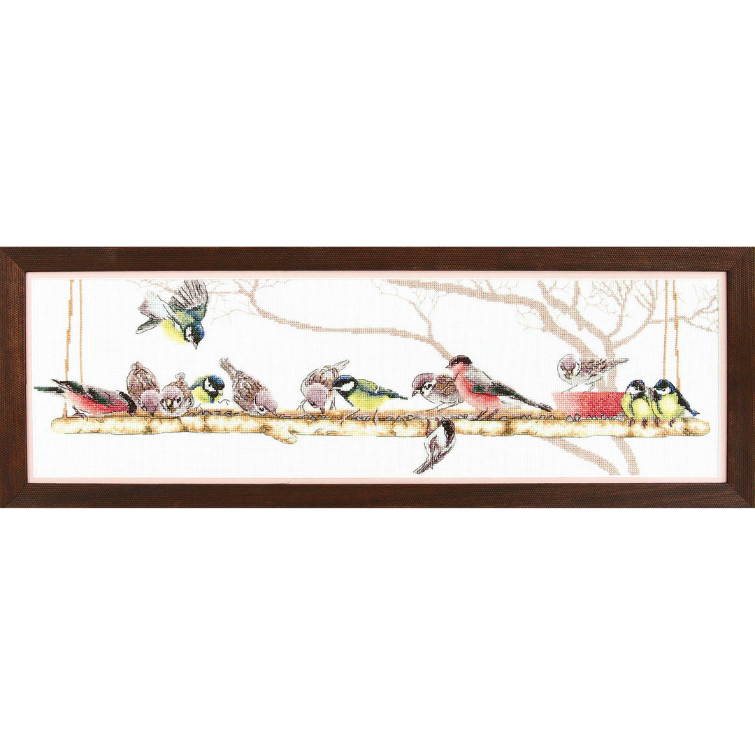 Cross-stitch kit M-312C "Festival of birds"