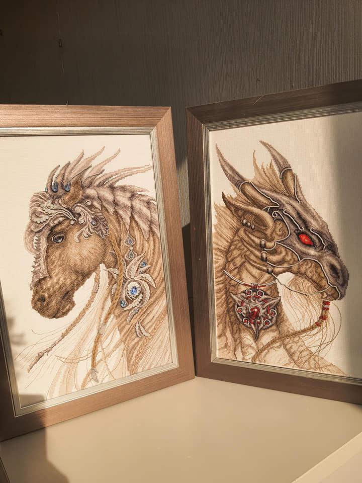 Cross-stitch kit M-319C "Guardian of treasure"