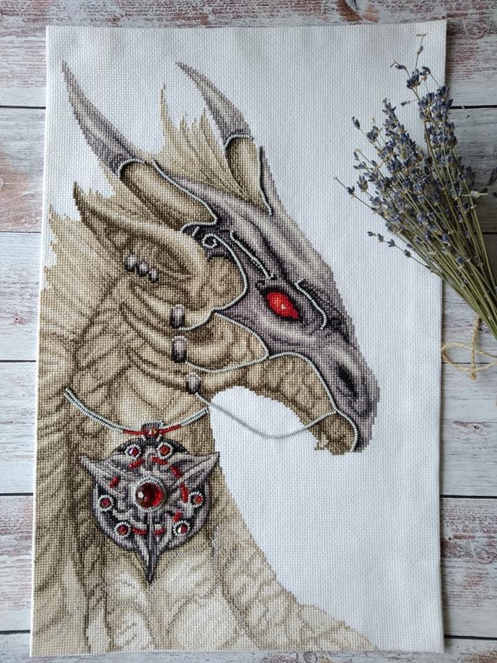 Cross-stitch kit M-319C "Guardian of treasure"