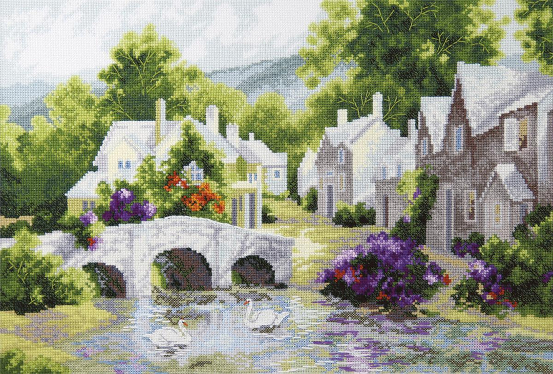 Cross-stitch kit M-347C "Hospitable city"